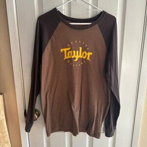 Taylor Guitar Long Sleeve Shirt Size Large